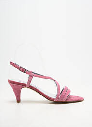 Sandales/nu pieds fermeture boucle(s) talon de 7 à 9cm rose KESS femme