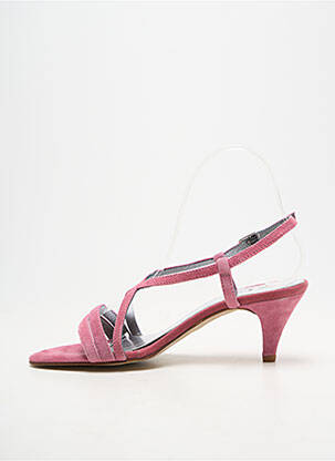 Sandales/nu pieds talon aiguille talon de 7 à 9cm rose KESS femme