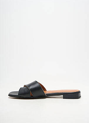 Tongs chiquet talon plat jusqu'à 3cm noir BELLA STORIA femme