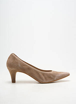 Escarpins type de semelle amortissante talon de 4 à 6cm beige BELLA STORIA femme
