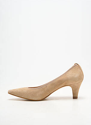 Escarpins type de semelle amortissante talon de 4 à 6cm beige BELLA STORIA femme
