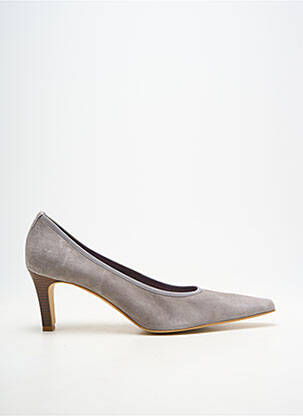 Escarpins bout pointu talon de 7 à 9cm gris ANDREA DAPHANE femme