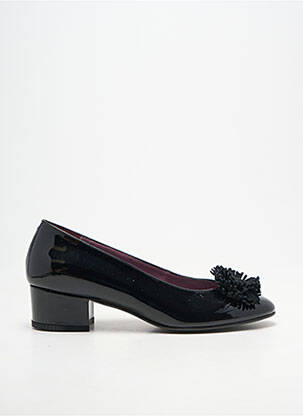 Escarpins matière lisse talon de 4 à 6cm noir ANDREA DAPHANE femme