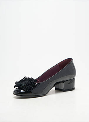 Escarpins matière lisse talon de 4 à 6cm noir ANDREA DAPHANE femme