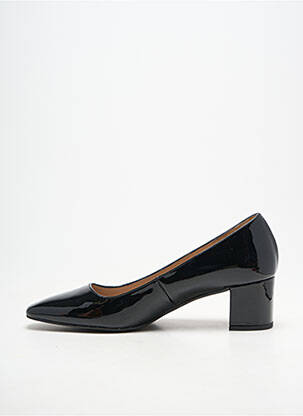 Escarpins matière lisse talon de 4 à 6cm noir ANDREA DAPHANE femme