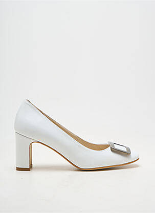 Escarpins talon bottier talon de 4 à 6cm blanc ANDREA DAPHANE femme