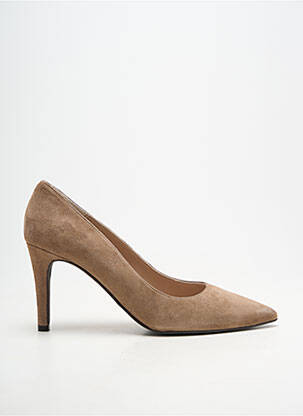 Escarpins type de semelle amortissante talon de 7 à 9cm beige ANDREA DAPHANE femme