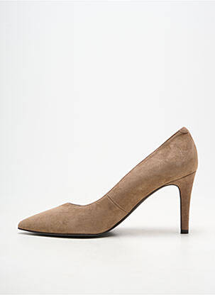 Escarpins type de semelle amortissante talon de 7 à 9cm beige ANDREA DAPHANE femme