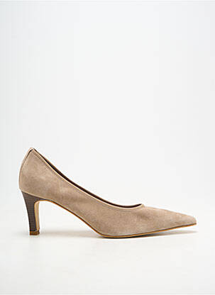 Escarpins bout pointu talon de 4 à 6cm beige ANDREA DAPHANE femme