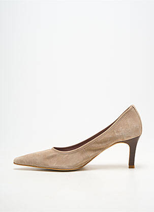 Escarpins bout pointu talon de 4 à 6cm beige ANDREA DAPHANE femme