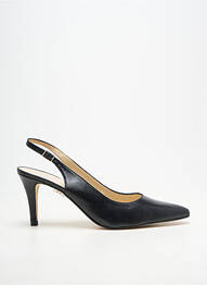 Escarpins tissage satiné talon de 7 à 9cm noir ANDREA DAPHANE femme