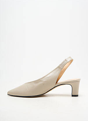 Escarpins bout pointu talon de 4 à 6cm beige ANDREA DAPHANE femme
