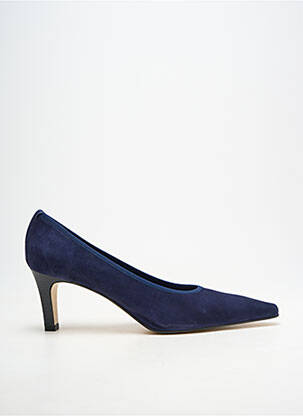 Escarpins bout pointu talon de 7 à 9cm bleu ANDREA DAPHANE femme