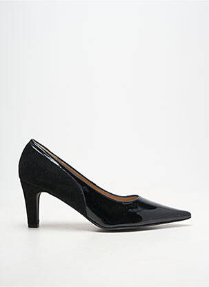 Escarpins matière lisse talon de 4 à 6cm noir ANDREA DAPHANE femme