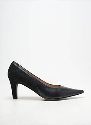 Escarpins tissage satiné talon de 7 à 9cm noir ANDREA DAPHANE femme