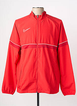 Veste casual coupe droite rouge NIKE homme