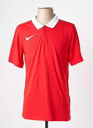 Polo coupe droite manches courtes rouge NIKE homme