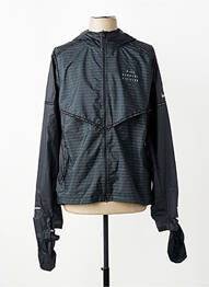 Coupe-vent manches longues a capuche noir NIKE homme