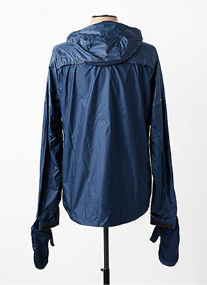 Coupe-vent poches a capuche bleu NIKE homme