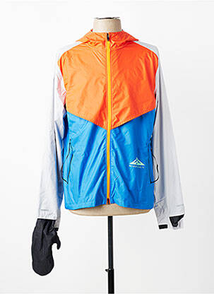 Coupe-vent poches a capuche orange NIKE homme