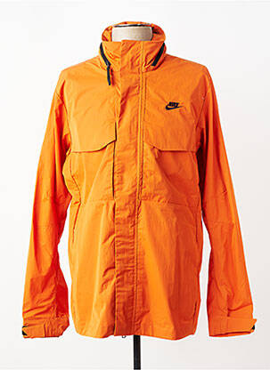 Coupe-vent poches a capuche orange NIKE homme