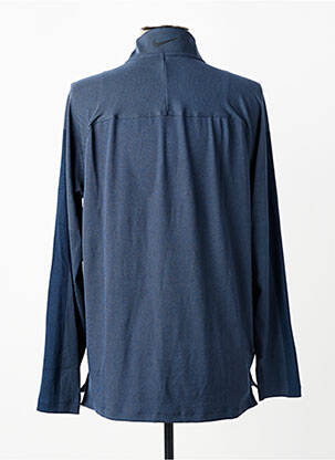 T-shirt coupe cintrée manches longues bleu NIKE homme