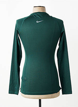 T-shirt coupe cintrée manches longues vert NIKE homme