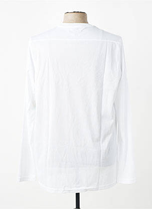 T-shirt coupe cintrée manches longues blanc NIKE homme