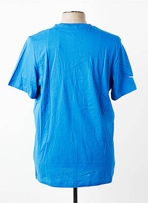 T-shirt stretch manches courtes bleu NIKE homme