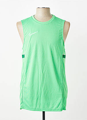Débardeur coupe droite sans manche vert NIKE homme