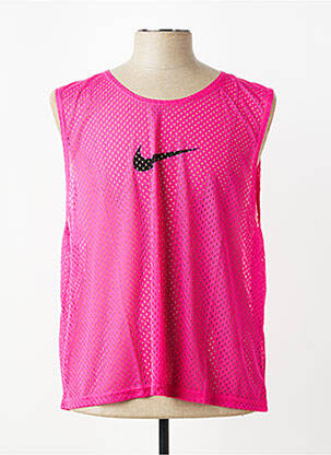 Débardeur coupe droite sans manche rose NIKE homme