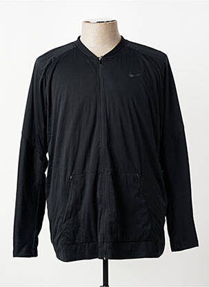 Veste casual resserrée sur le bas noir NIKE homme