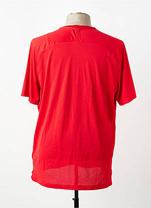 T-shirt stretch manches longues rouge NIKE homme