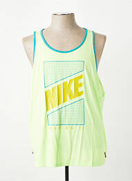 Débardeur coupe droite sans manche vert NIKE homme