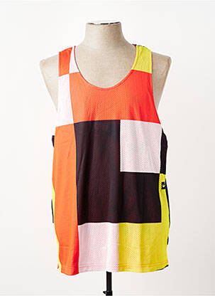 Débardeur coupe droite sans manche orange NIKE homme