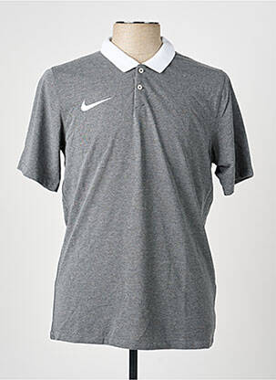 Polo coupe cintrée manches courtes gris NIKE homme