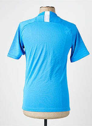 T-shirt coupe cintrée manches courtes bleu NIKE homme