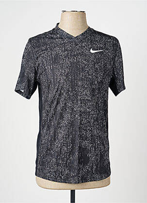 T-shirt coupe cintrée manches courtes noir NIKE homme