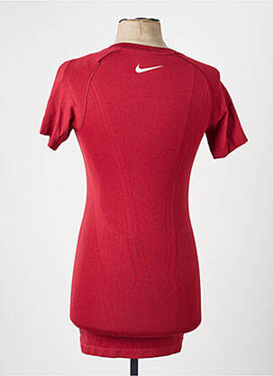 T-shirt coupe cintrée manches courtes rouge NIKE homme