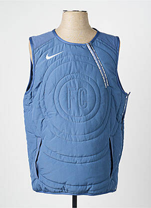 Veste casual coupe droite bleu NIKE homme