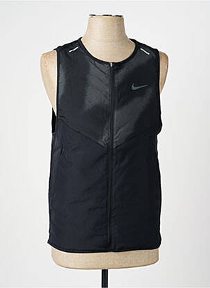 Veste casual fermeture zippée sur le devant noir NIKE homme