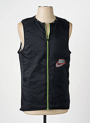 Veste casual fermeture zippée sur le devant noir NIKE homme