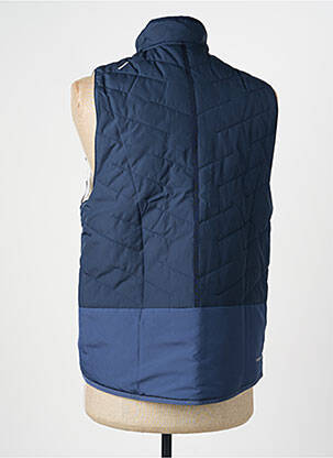 Doudoune fermeture zippée sur le devant sans capuche bleu NIKE homme