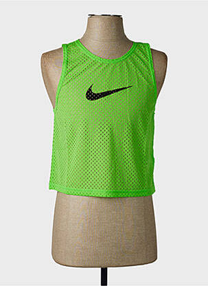Débardeur col rond sans manche vert NIKE homme