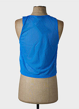 Débardeur col rond sans manche bleu NIKE homme