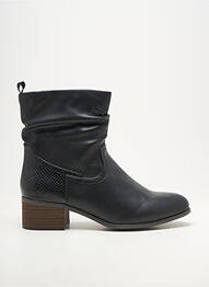 Bottes matière lisse talon de 4 à 6cm noir DAMART femme