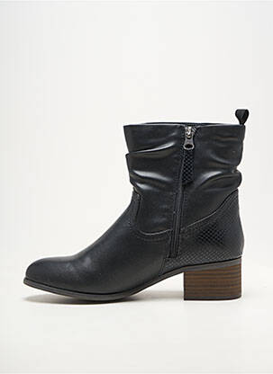 Bottes matière lisse talon de 4 à 6cm noir DAMART femme