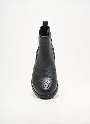 Bottines/boots matière lisse talon plat jusqu'à 3cm noir DAMART femme