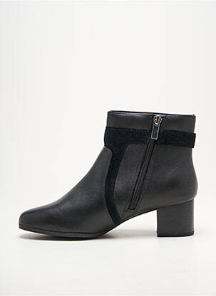 Bottines/boots matière lisse talon de 4 à 6cm noir DAMART femme