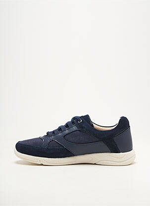Baskets bout rond talon plat jusqu'à 3cm bleu DAMART femme